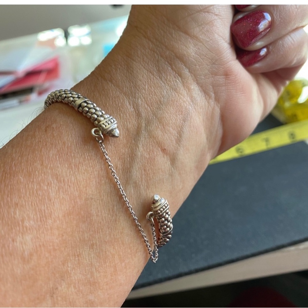 LAGOS Sterling Silver Woven Bead Bracelet - Picture 3 of 12